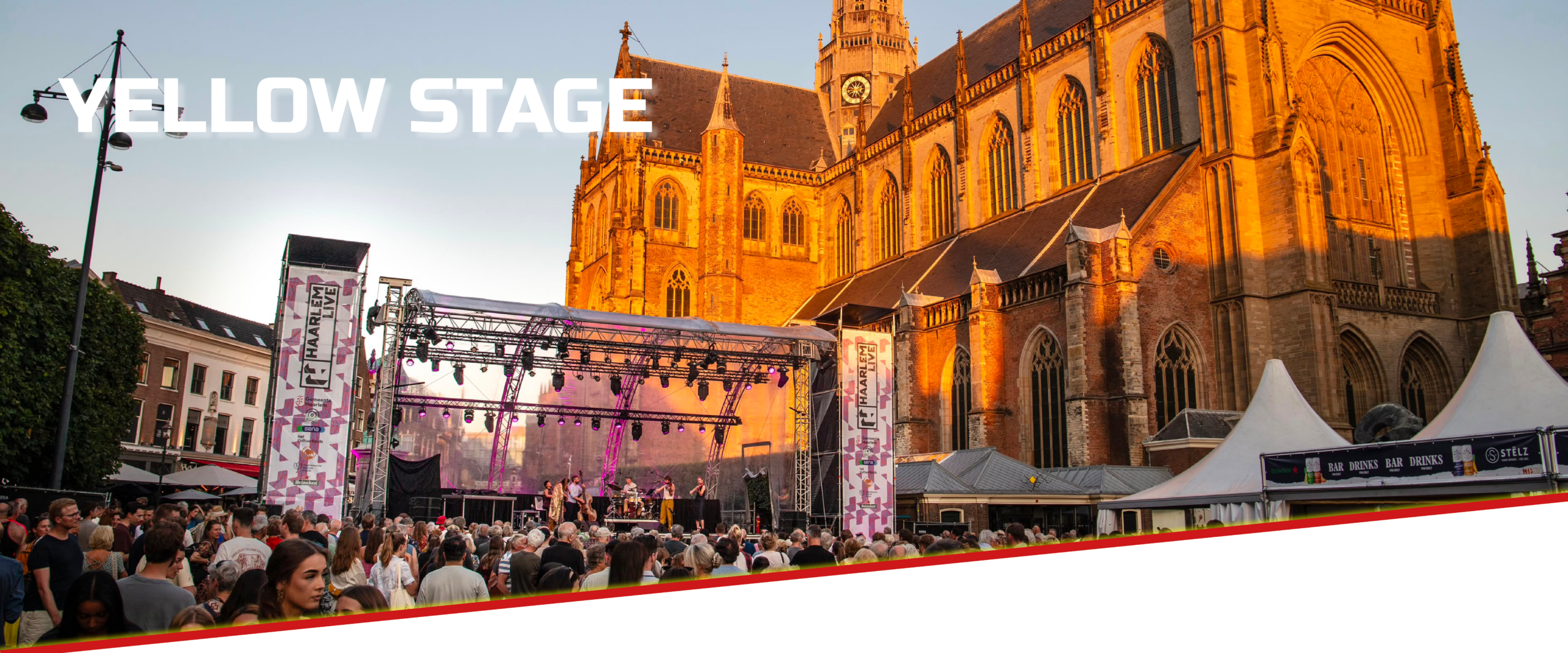 Yellow Stage Haarlem Live Podium